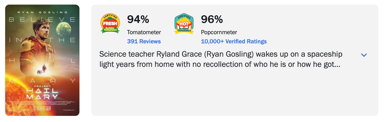 Rotten Tomatoes Example